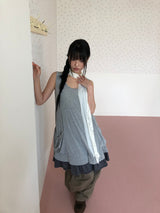 Lipf Pocket Sleeveless Dress