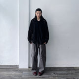 Washed Multi-Button Wide Pants