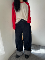  line raglan T
