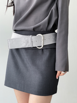 suede lock belt