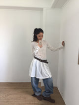 ローニットプリーツワンピース (3color)