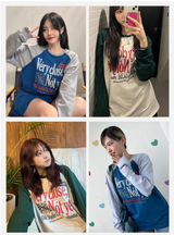 Very Close Raglan Over Fit Long Sleeve