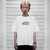 PEANUT STAIN - Fakenut Stain Wanted Ivory Boxy Oversized Tshirt