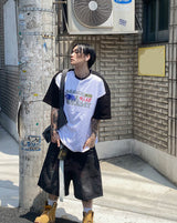 No.0791 MAFE ラグランハーフTシャツ