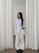 クラウドデュデックシャーリングチームロングスリーブTシャツ(4 Colors)
