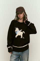WITTY BUNNY FLEECE TROOPER HAT [BROWN]