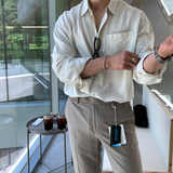 Logane Premium Ice Linen Overshirt