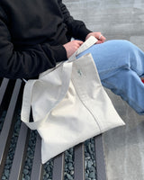 Oxford simple line bag - ivory