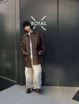 No.0946 DT leather half COAT