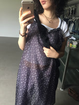 バックボタンシフォンワンピース (1color)
