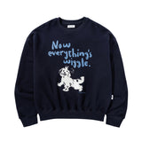 ウィグルスウェットシャツ (NAVY)