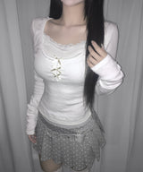 candy ribbon tee (3colors)
