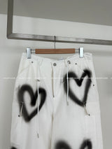 Spray Unisex Heart Cargo Pants
