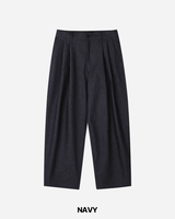 Dense Herringbone Two Tuck Pants