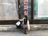 da flower knit cardigan