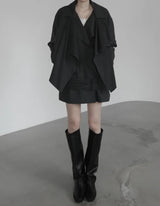Arne Shawl Low Trench Coat