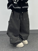 ピーチダブルニービッグワークパンツ