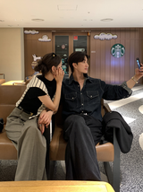 ビリーウエスタン ツーポケット デニム ロングスリーブ シャツ