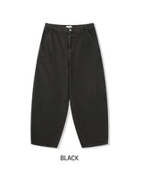 カルテルバックペインティングバルーンデニムパンツ