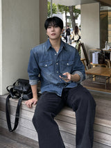 Creed western denim shirt