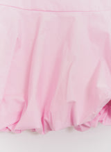 バルーンフィットコットンミニスカート Barbie pink