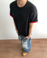 ニアレイヤードショートスリーブTシャツ