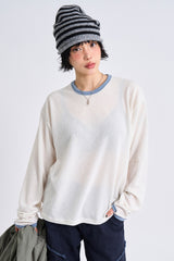 ヘールフィンガーホール長袖Tシャツ