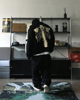 BT Skull Jagard Cowichan Knit Zip-Up (2C)