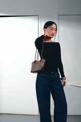 Dahlia Shoulder Bag in Brown