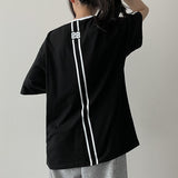 Patterned トラックライン半袖T