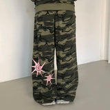 GRIME SET-UP CAMO WIDE BANDING PANTS UNISEX
