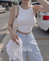 [MADE] Doven Halter Crop Sleeveless