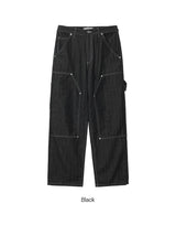 ブリテンリベットカーペンターデニムパンツ