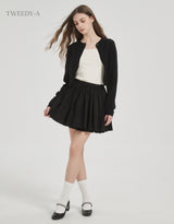 Catherine Hart one-button knit cardigan