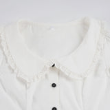 Odette Lace Collar Blouse