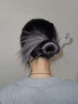 Kitsch cubic snake ornamental hairpin_1