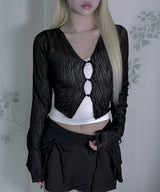 V Lace Sleeveless (2colors)