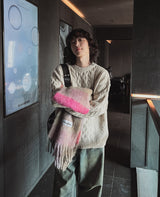 Wool Mix Cable Knit