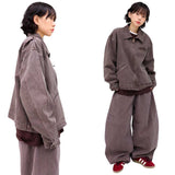 Oversized Pigment Work Jacket