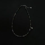 Cereal wood Necklace [black wood]