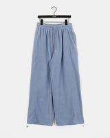 Leno incision fleece two-way wide pants