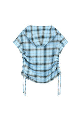 Hoodie String Shirts (BLUE)