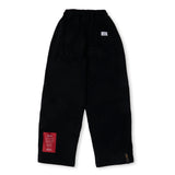 ML WIDE BALLON PANTS BLACK  / WHITE