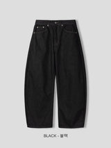 ノンフェードカーブドローデニムパンツ