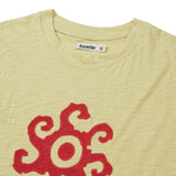 Helio sleeveless top / Straw yellow