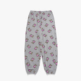 Twister Heart Bear Sweatpants - Grey