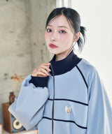 UNISEX パイピングトラックジャケット ブルー