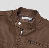 Bolt Vintage Trackline Leather Jacket