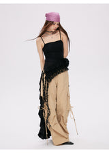 Eyelet Lace Frill Camisole Top