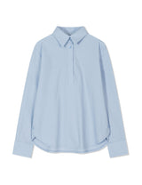 TIE HALF SHIRT(BLUE)